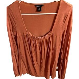 NWOT Y2K Moda International Terracotta Top Medium
